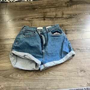 Denim shorts